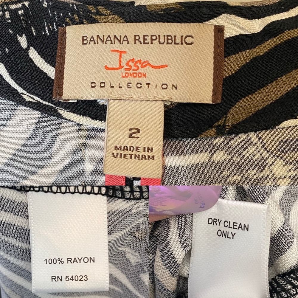Banana Republic Issa London Zebra Print Kimono Jersey Knit Mini Dress Animal 2 - Picture 5 of 5